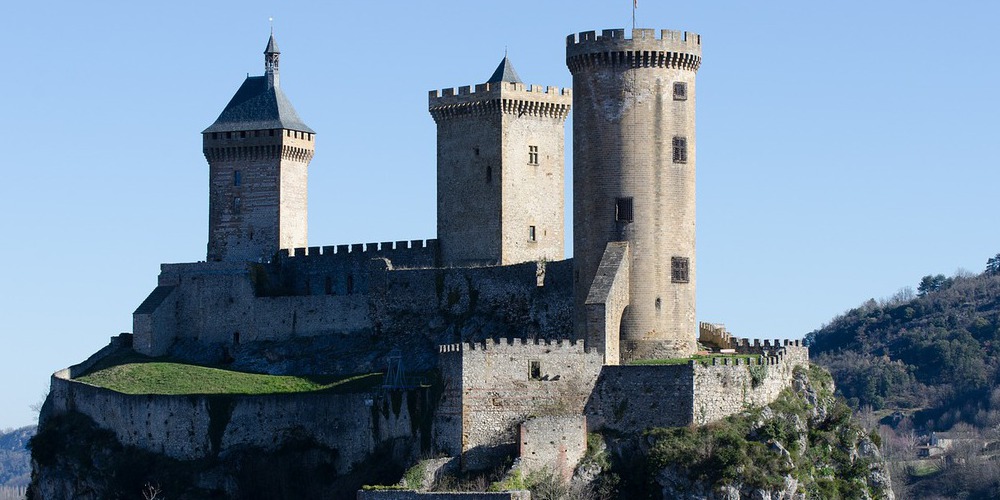Castle of Foix France Pyrenees